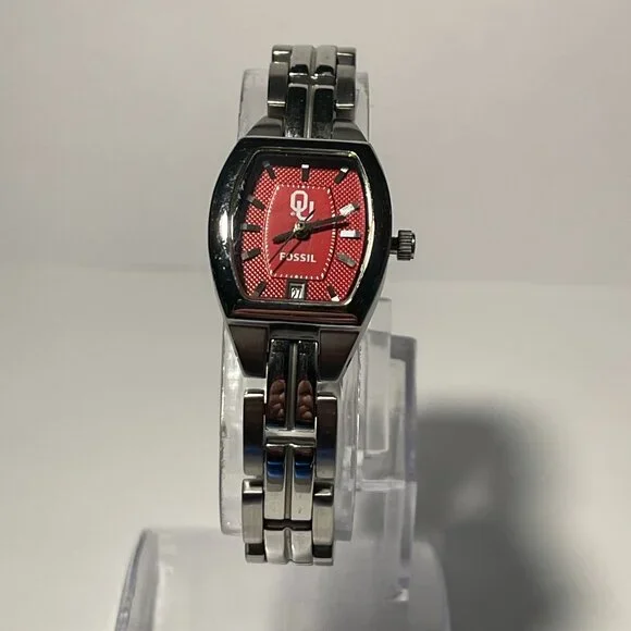 Oklahoma Sooners NCAA Stainless-Steel Bracelet Watch by Fossil NEW Men main image 4